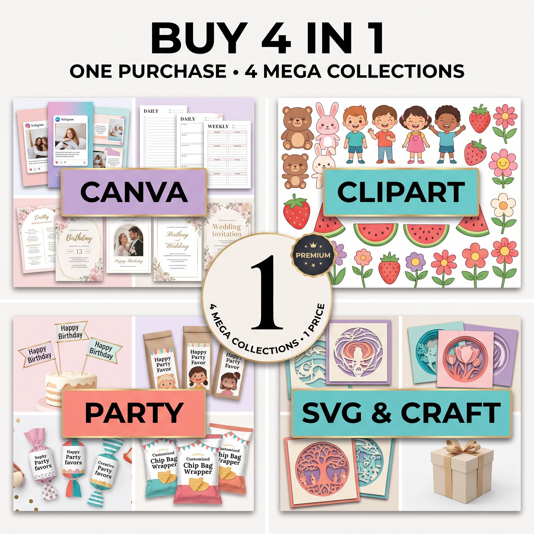 Buy 4 in 1 Digital Mega Bundle