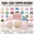 2500+ Cake Topper SVG Bundle