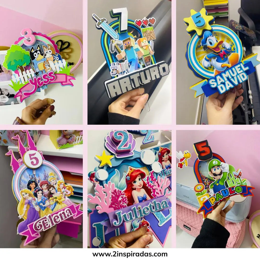 2500+ Cake Topper SVG Bundle