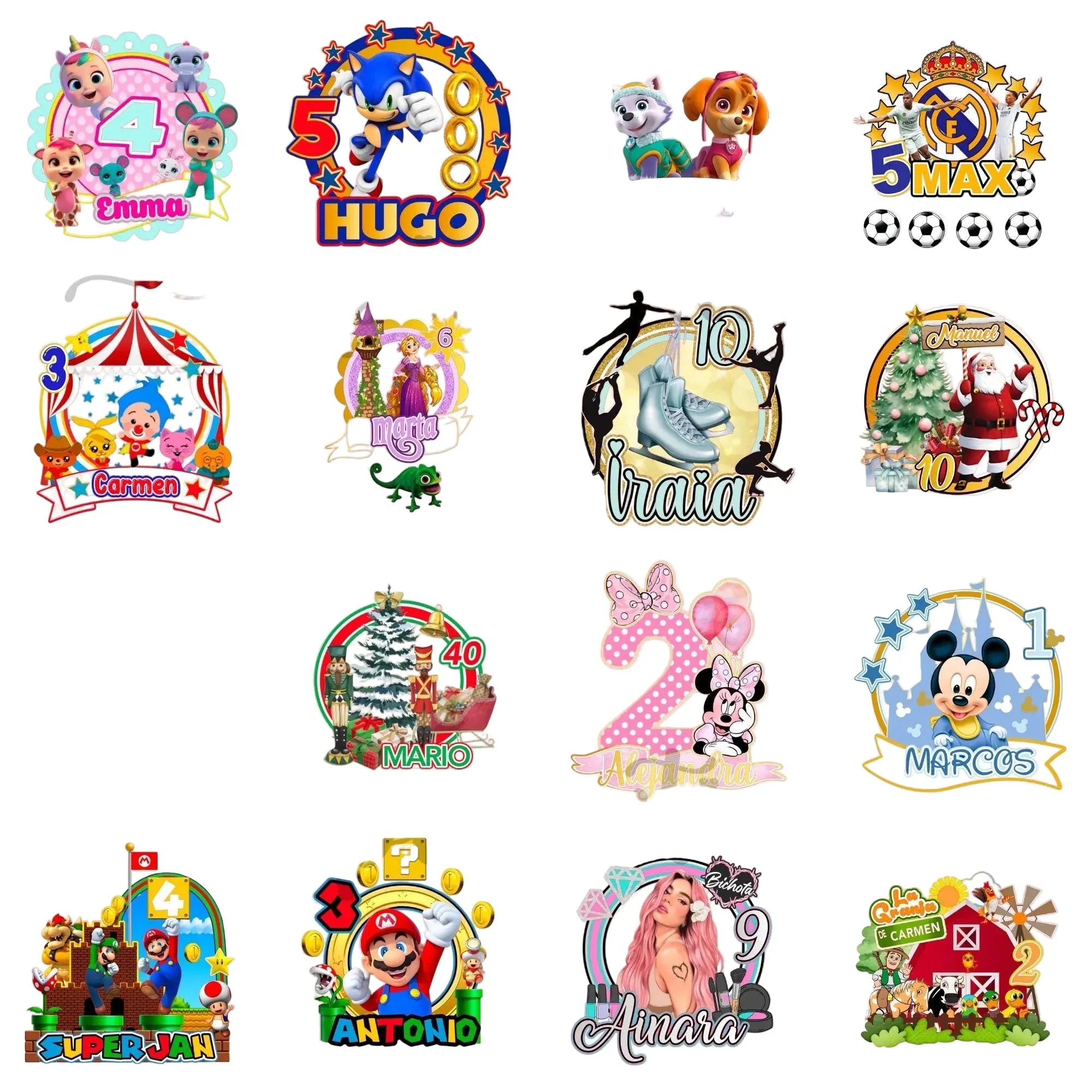2500+ Cake Topper SVG Bundle