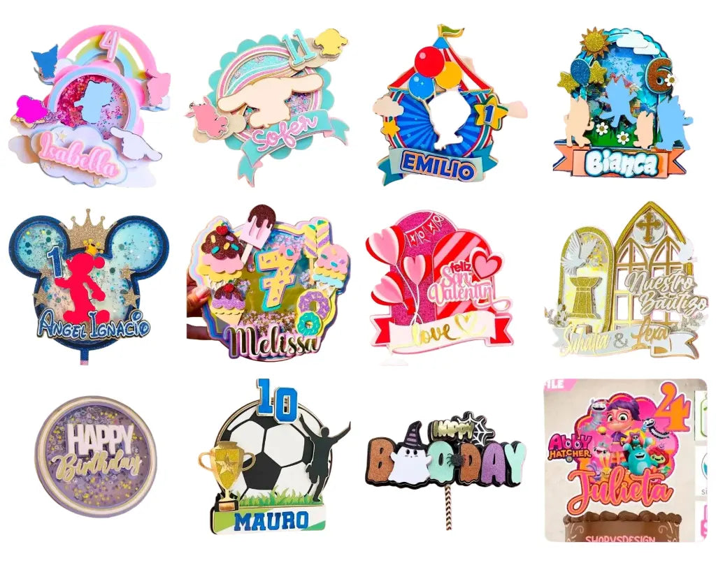 2500+ Cake Topper SVG Bundle