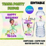 Princess Tiana Party Favor, Princess Tiana Birthday, Princess Tiana Party Kit, Frog Princess Birthday Favor, Adorable Party Decor