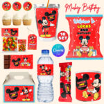 Mickey Mouse Birthday Party Favors, Mickey Mouse Clubhouse, Mouse Party Favors, Adorable Mouse Party Favor, Mouse Birthday Printable, Mouse Party Kit
