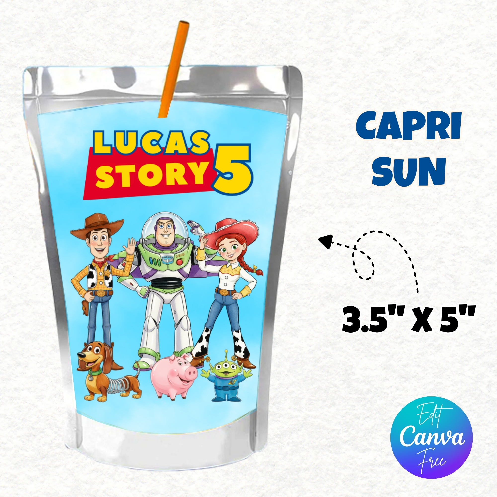 Toy Story Party Favors, Magical Toy Story Birthday Bundle, Toy Story Birthday, Toy Story Party Labels, Chips Bag, Capri Sun, Party Supplies