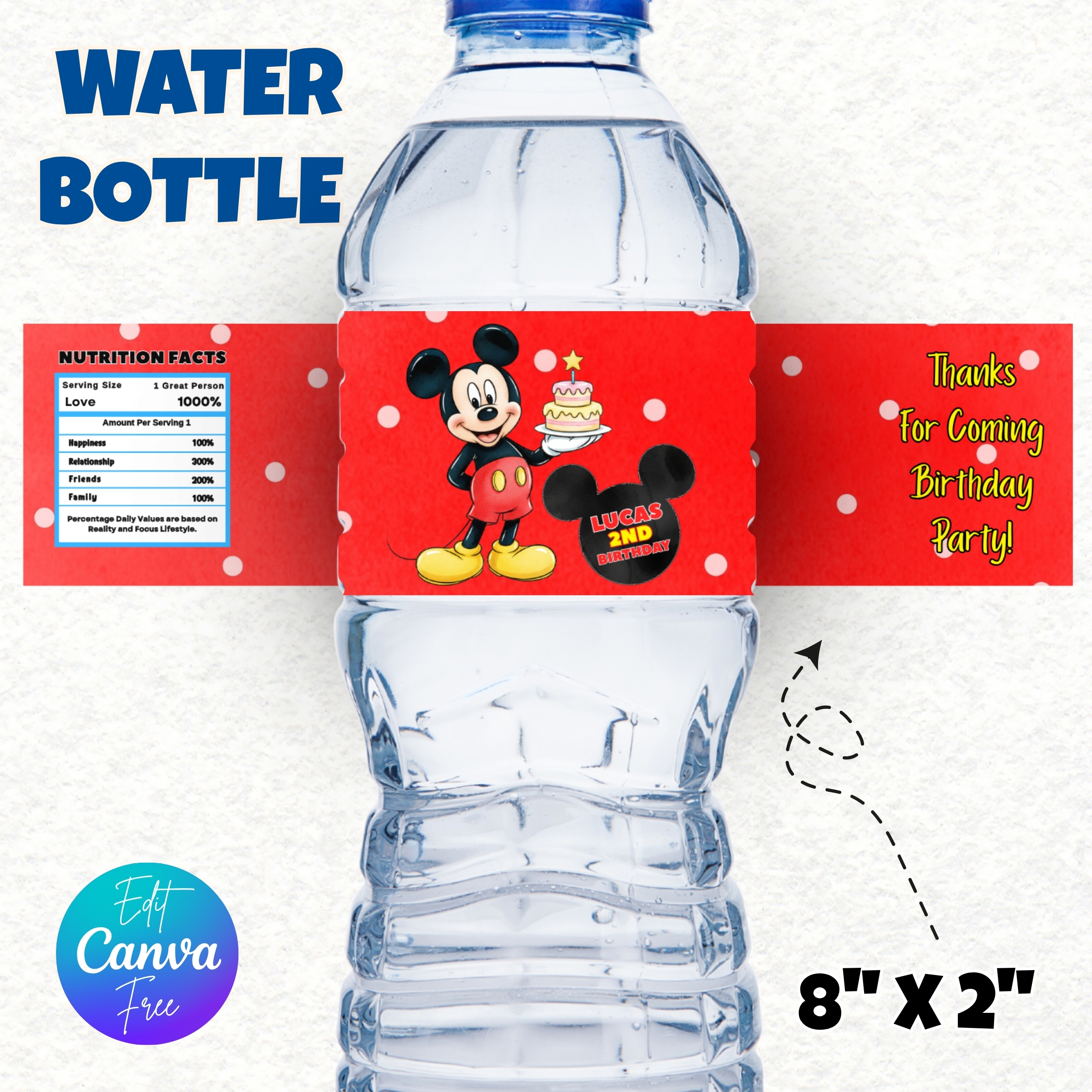 Mickey Mouse Birthday Party Favors, Mickey Mouse Clubhouse, Mouse Party Favors, Adorable Mouse Party Favor, Mouse Birthday Printable, Mouse Party Kit