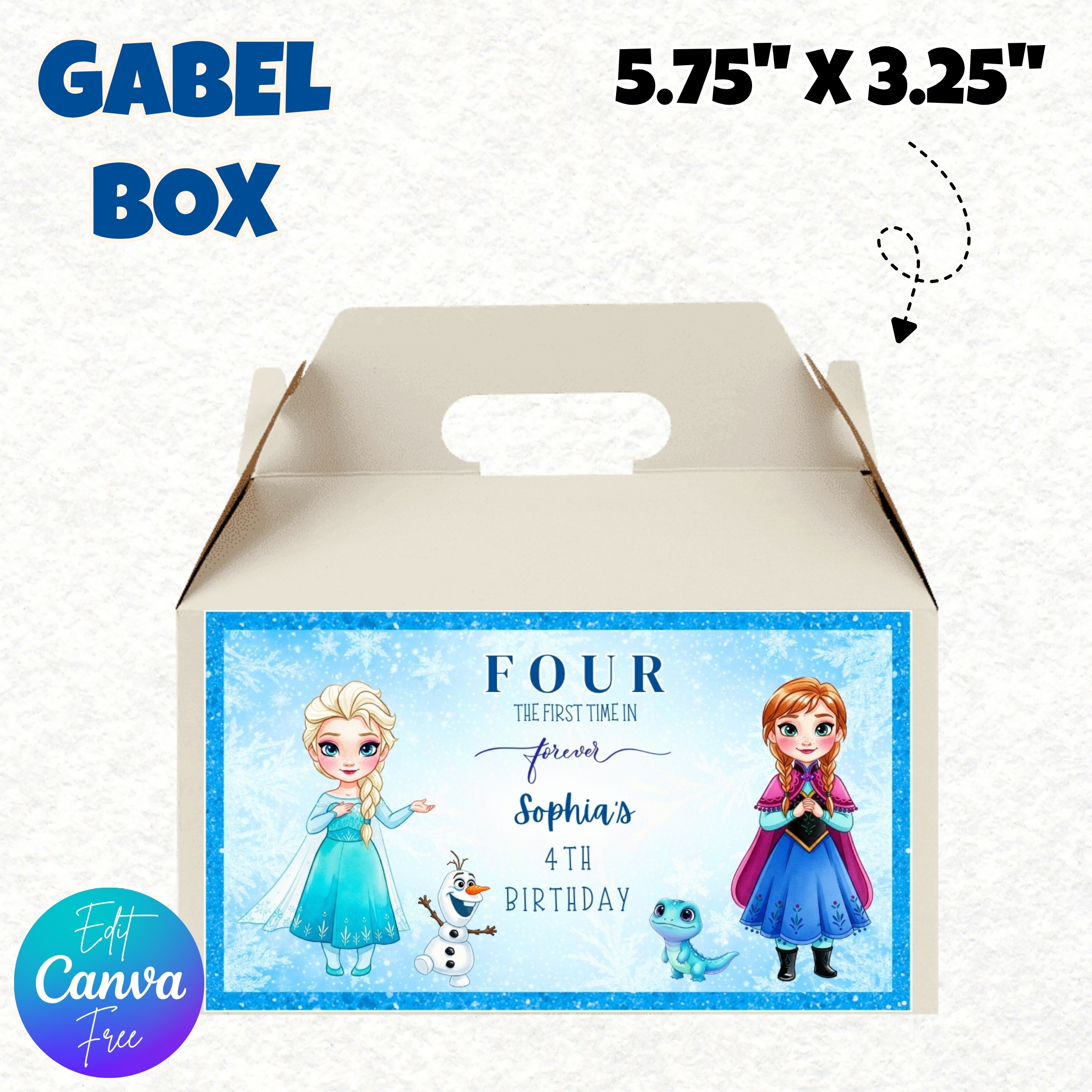 Frozen Birthday Party Favor Bundle, Editable Frozen Party Favors, Frozen Chip Bag, Adorable Frozen Birthday Party Decor, Princess Elsa Party Favors