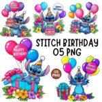 Cute Stitch Birthday Clipart PNG, Stitch Holding Cake, Stitch Lilo Cliparts, Cute Stitch Cliparts, Stitch Birthday PNG, Adorable Stitch Cake Topper