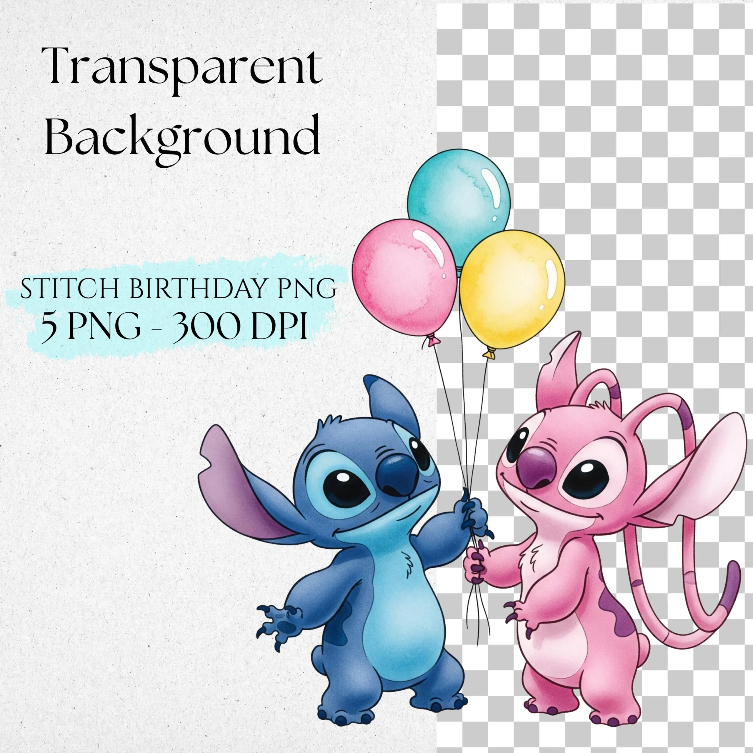 Lilo and Stitch Birthday Clipart