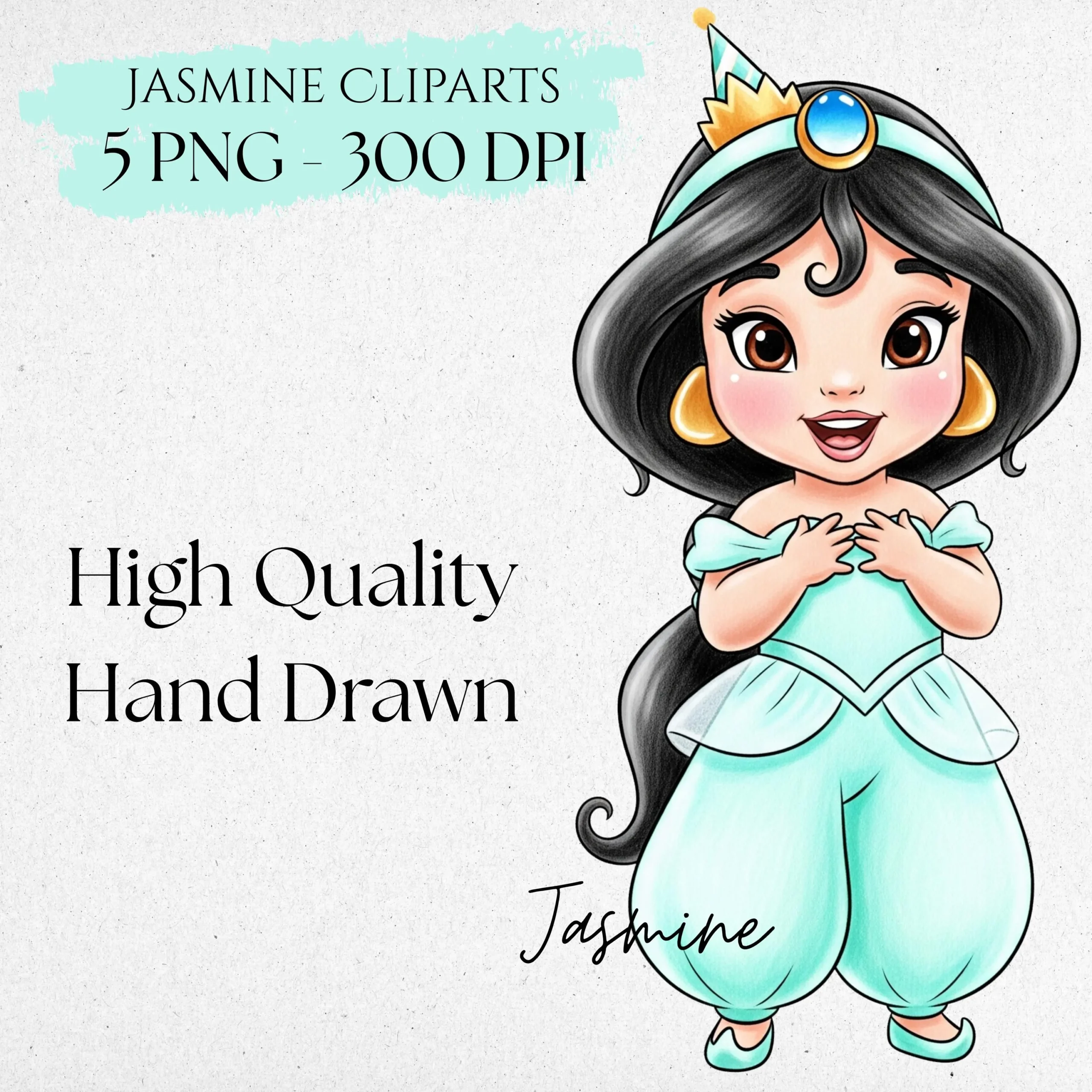 Jasmine Baby Clipart