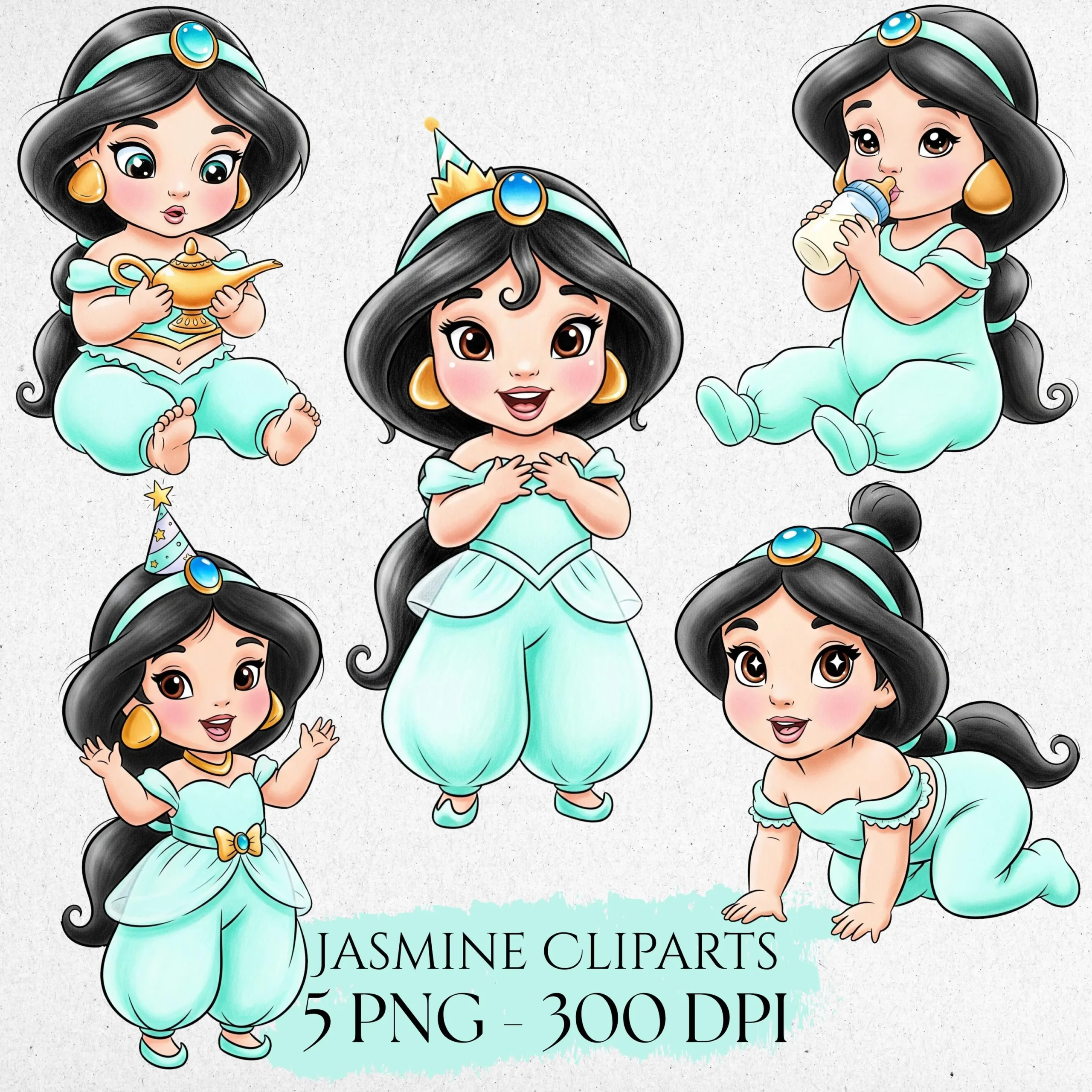 Jasmine Baby Clipart