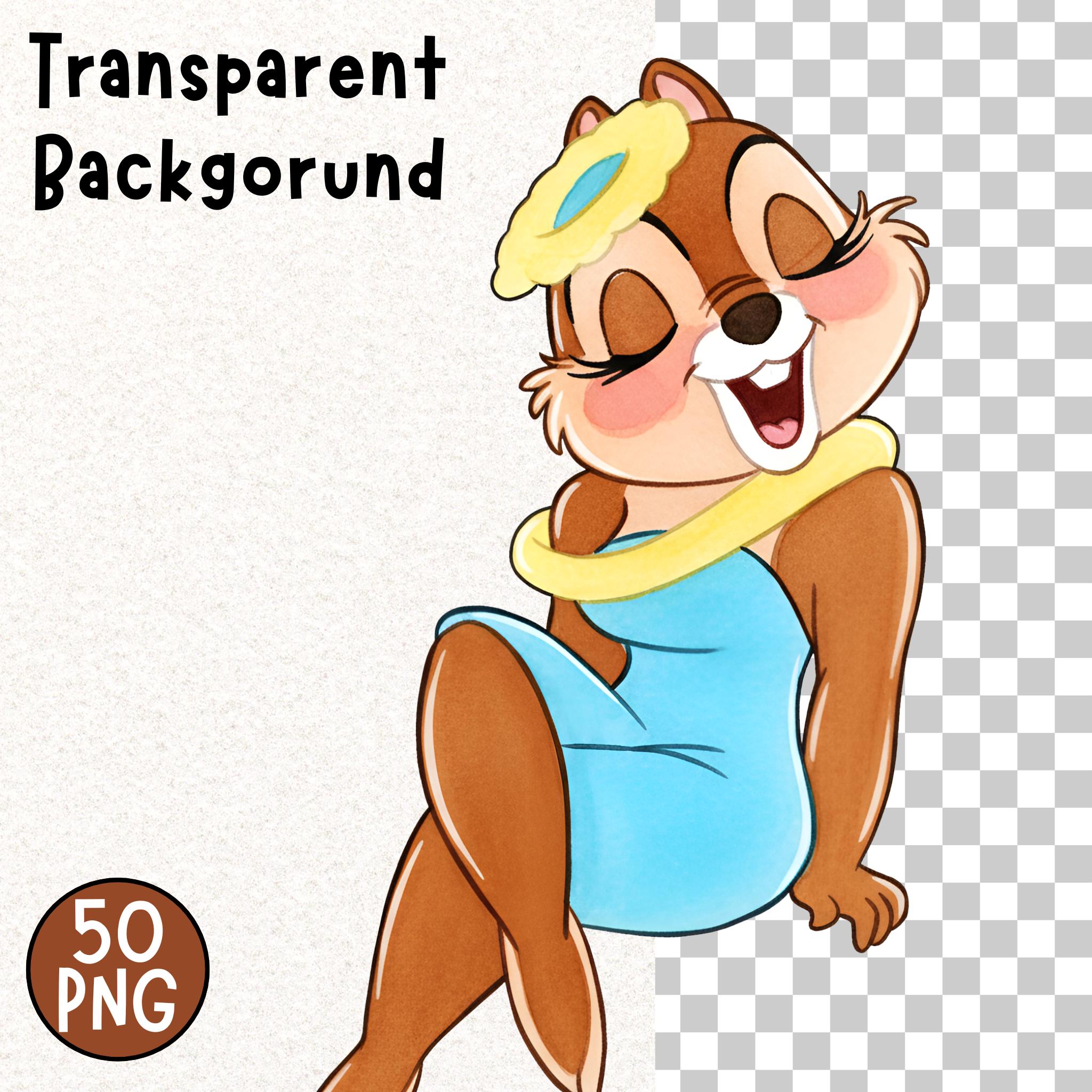 Chip and Dale Watercolor Clipart Bundle