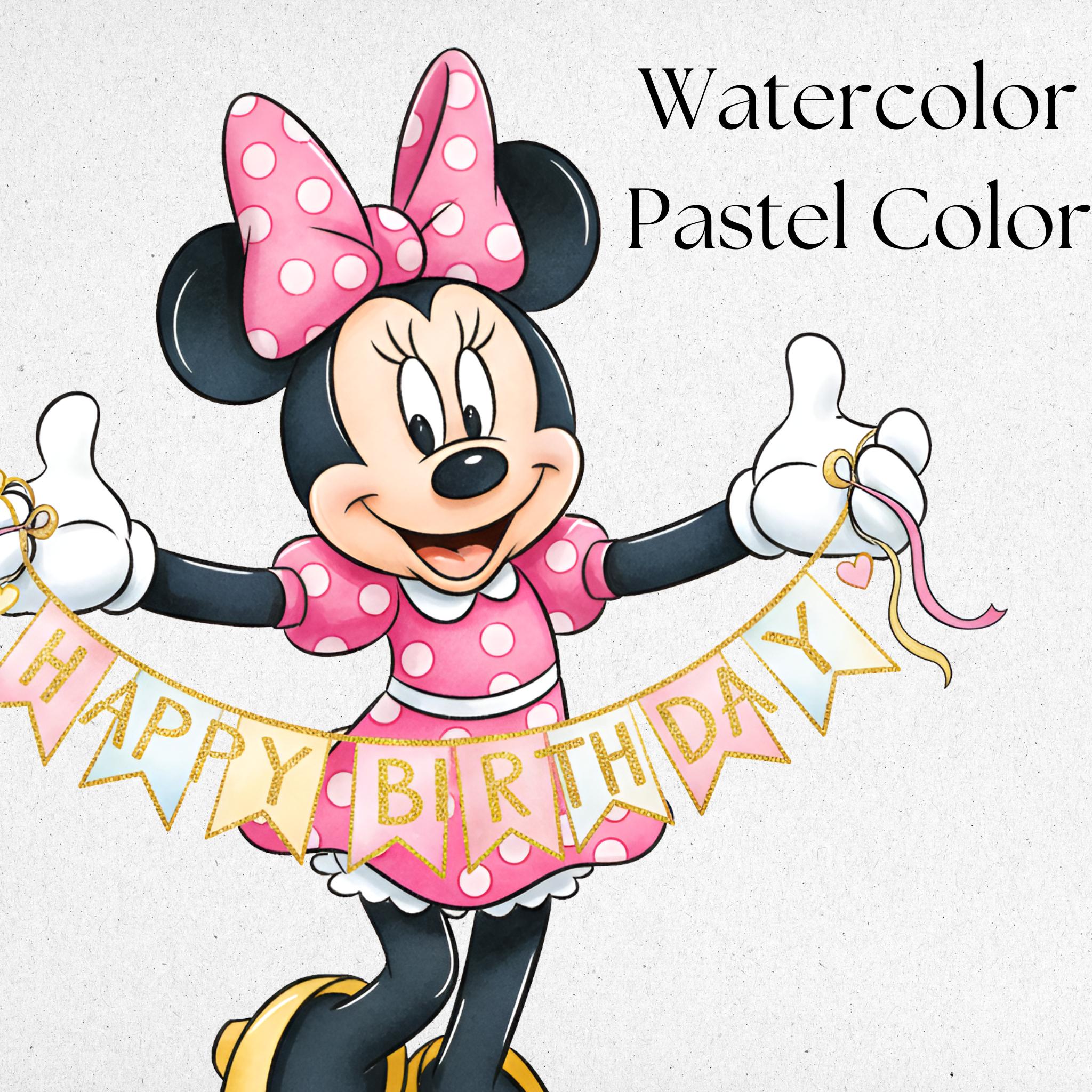 Minnie Mouse Birthday New Clipart