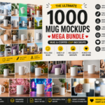 1000 White Ceramic Mug Mockups Bundle (JPG)