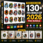 130+ World Cup 2026 PNG Bundle National Teams