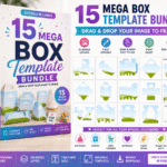 15 Mega Box Canva Template Bundle Editable Gift Treat Boxes
