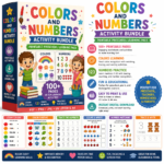 Colors and Numbers Activity Bundle – Printable Preschool Learning Pack